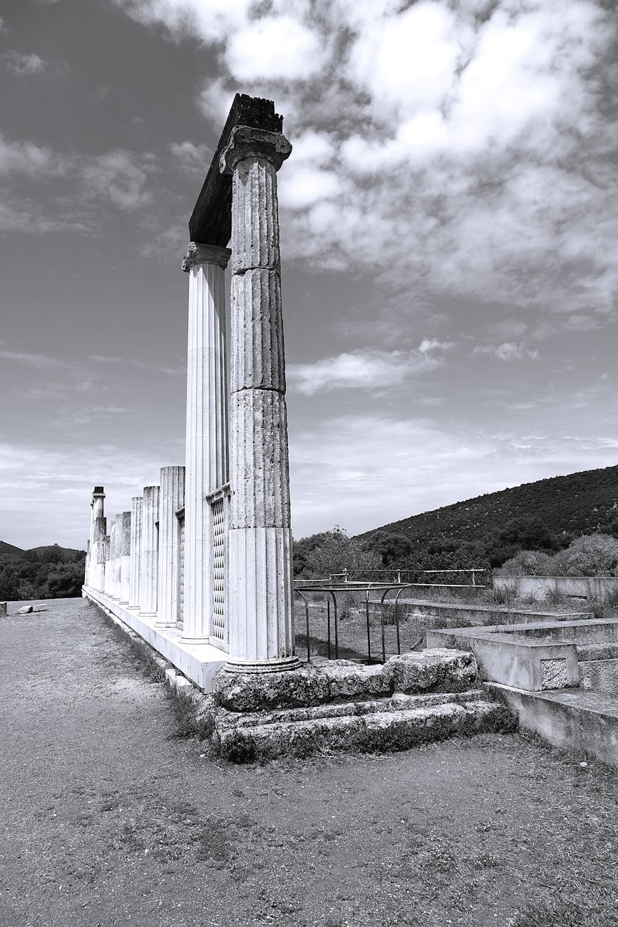 historic greek ruins in epidavros, Historical Greece Biographies 