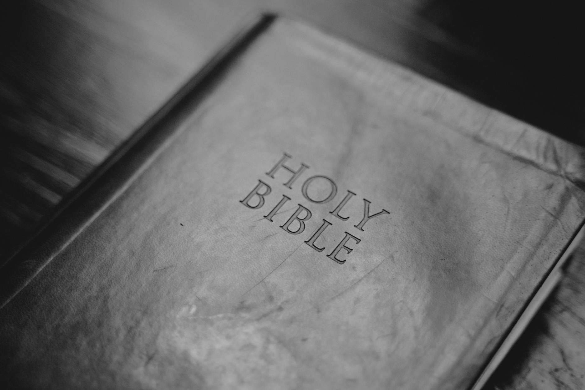 a grayscale of the holy bible, Christian Wisdom Literature