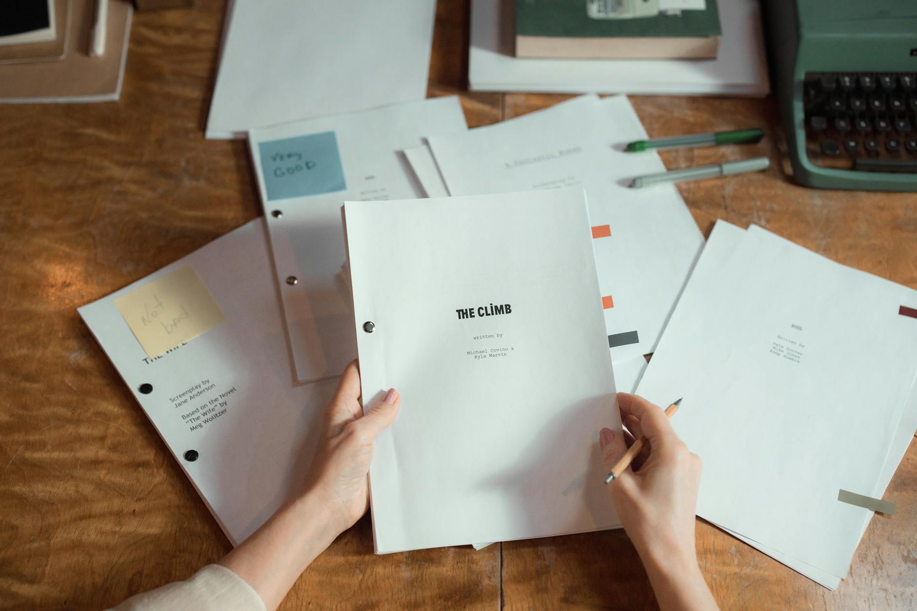 close up shot of a person holding documents