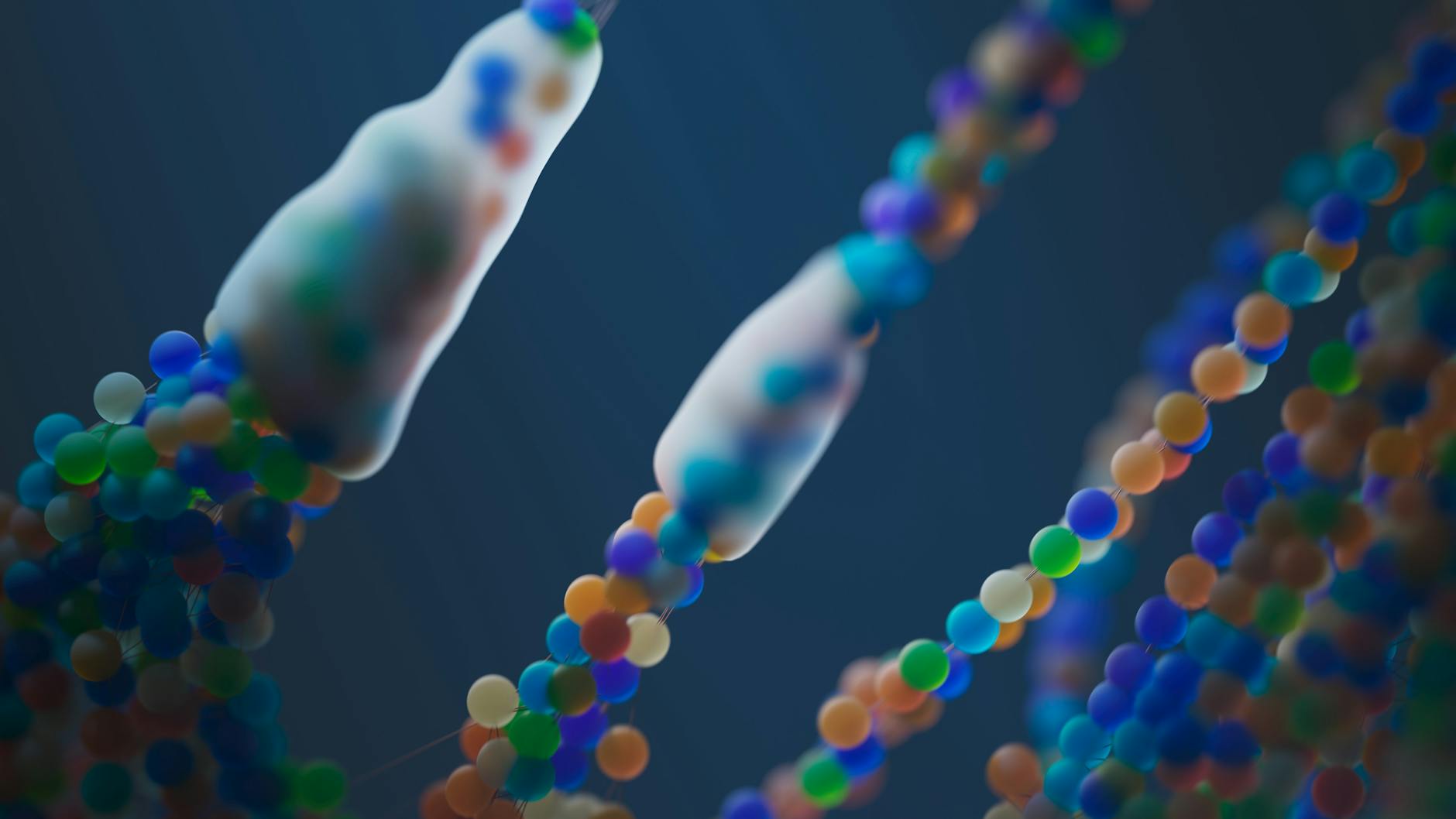 close up of abstract shapes, Genetic Engineering Science Fiction 