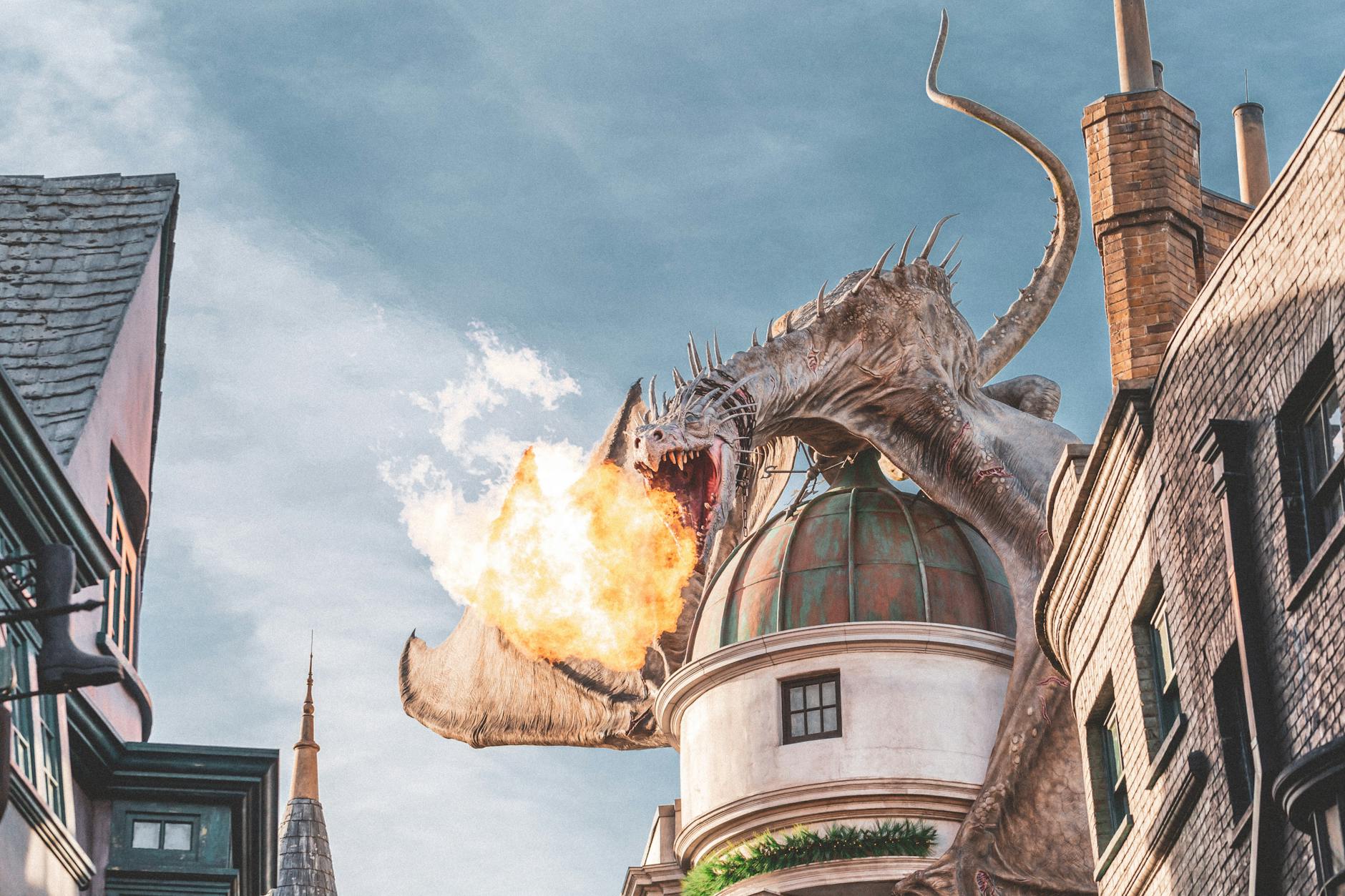 hungarian horntail dragon at universal studios, Urban Fantasy