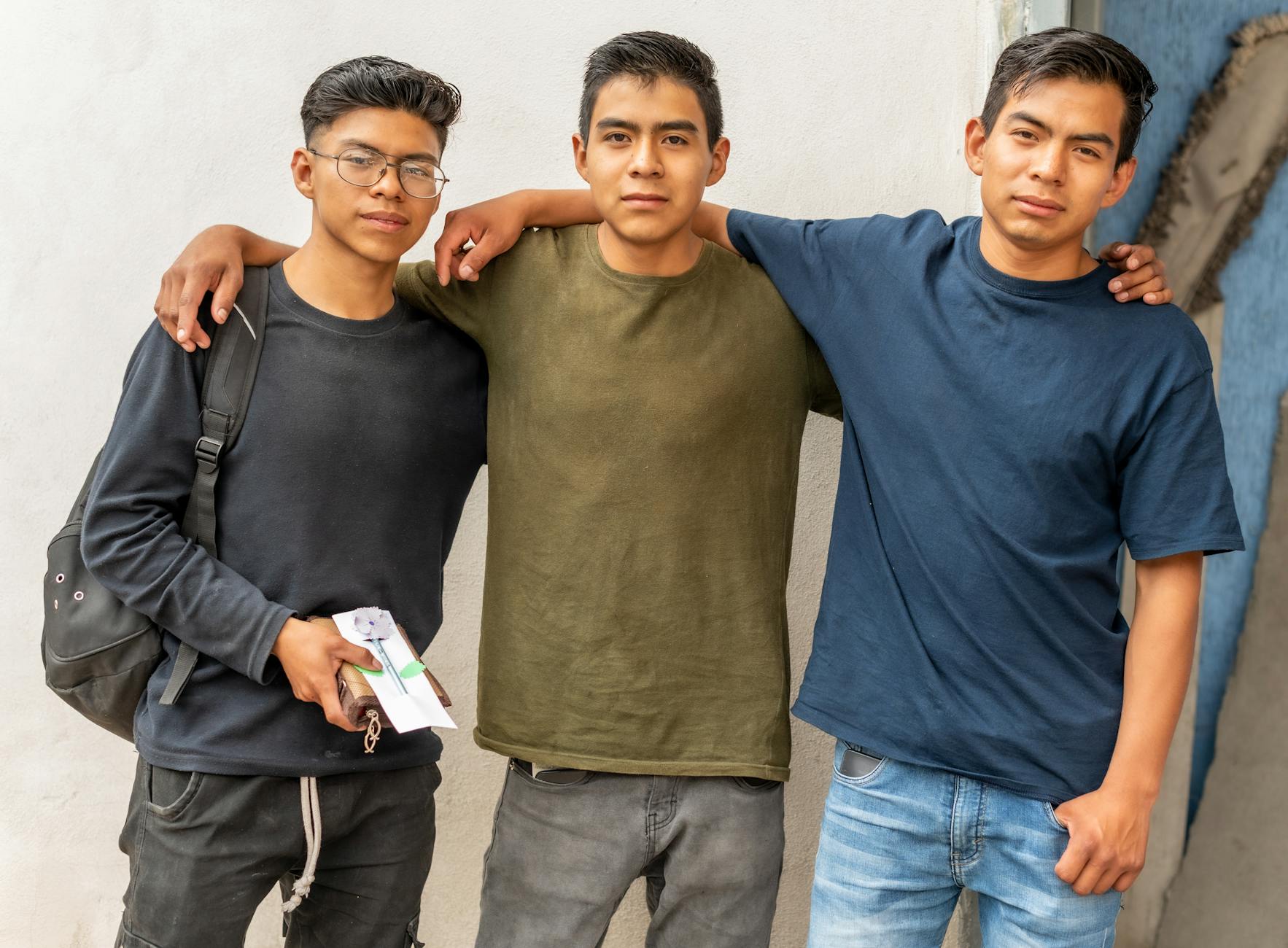 three young men standing next to each other, Teen and Young Adult Christian Emotions and Feelings Fiction