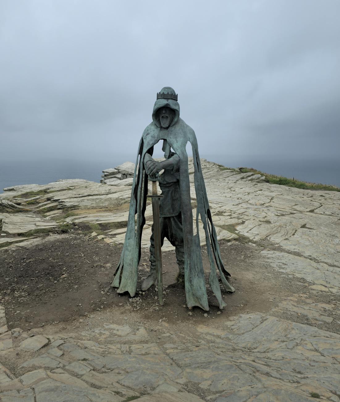 gallos statue at tintagel castle in cornwall england, Teen and Young Adult Arthurian Myths and Legends